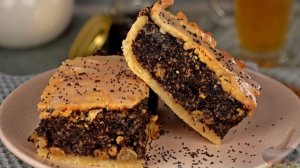 Много начинки - всегда вкусно! ПИРОГ С НАЧИНКОЙ ИЗ МАКА, ИЗЮМОВ И ОРЕХОВ
