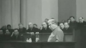 Выступление Сталина.