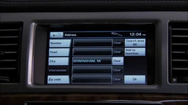 How To Operate the Jaguar XF Navigation System
