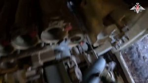 Боевая работа расчета САУ «Мста-С» ГрВ «Запад»