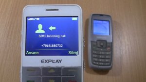 Incoming call & Outgoing call at the Same Time Samsung c140 +Explay BM55