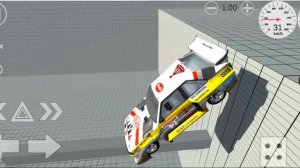 Not simple car crash alpha Audi quattro s1 crash test #3