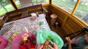 ГОТОВИМ В КАЗАНЕ ! ЛИПУЧКА НА ХУТОРЕ ! КУПИЛ ХУТОР В ЛЕСУ № 62