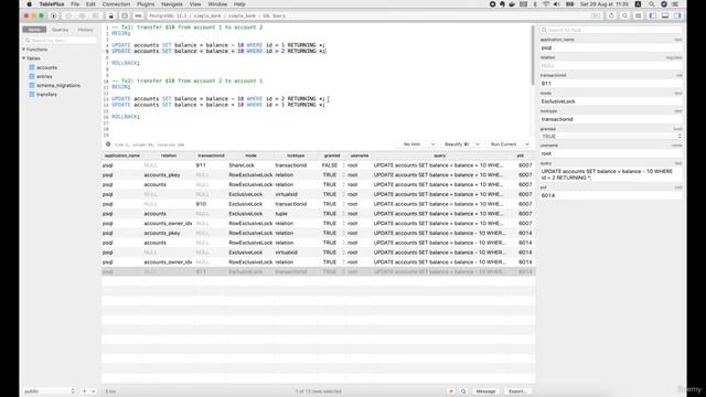 010 How to avoid deadlock in DB transaction Queries order matters!