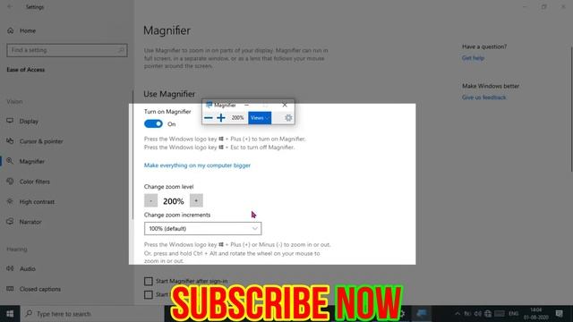 Windows 10 Magnifier, Cursor смотреть онлайн