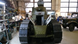 Renault FT, мастерская Вячеслава Лен, апрель 2024