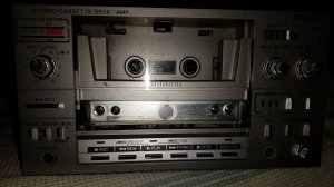 Sanyo C9 - Топовая магнитола после востановления с песней Александра Башлачёва "Подвиг разведчика"