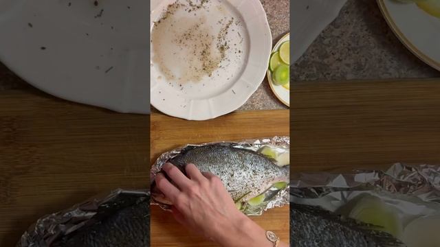#Dorado in foil #Дорадо в фольге