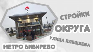 Метро Бибирево. ОкрУга. Ул. Плещеева 11.01.2025 года.