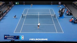 Мирра Андреева - Мария Бузкова Открытый Чемпионат Австралии по теннису 2025