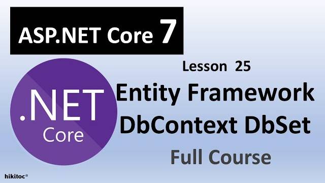 NET Core 7 Entity Framework DbContext DbSet OnModelCreating：  Registration, Usage, Implementation