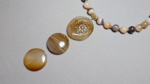 Серия 6 переделки для Ольги из Ярославля. Агатовое колье
