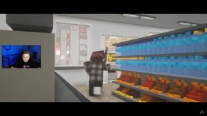 ГИГАНТСКИЙ МОНСТР (ft. Линч, Nazzy, Moris) - Серия 12 (Minecraft сериал) MyNeosha | Реакция