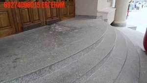 Облицовка лекальной входной группы гранитом, часть 3