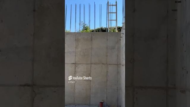 Результат приема бетона на цоколь #монолит #результатработы