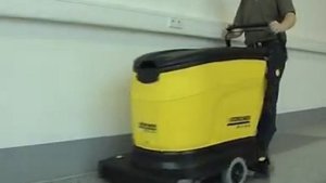 Поломоечная машина Karcher BR 55/40 RS Bp Pack – в действии!