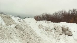 тестирование вездехода Тайпан на снегоотвале❗