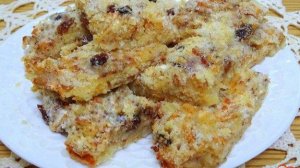 Насыпной яьлочный пирог