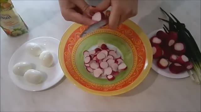 ВЕСЕННИЙ САЛАТ С РЕДИСКОЙ