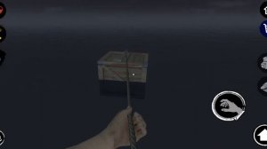 Игра Raft Выживание на плоту 12+ дошёл  до 10 раунда, приехал торговец.