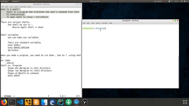 [ Learn Linux CLI in Arabic ] #xx - SHELL Variables.mp4