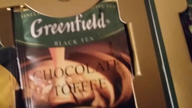Обзор на коллекцию чая Greenfielg! Лимон, шоколад, голубика, ваниль, зеленая мелисса.