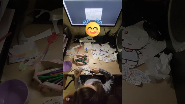 Хеллоу Кити в рисунке