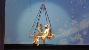 Номер на горизонтальном кольце "Вьюга". Детская цирковая студия в г. Мытищи