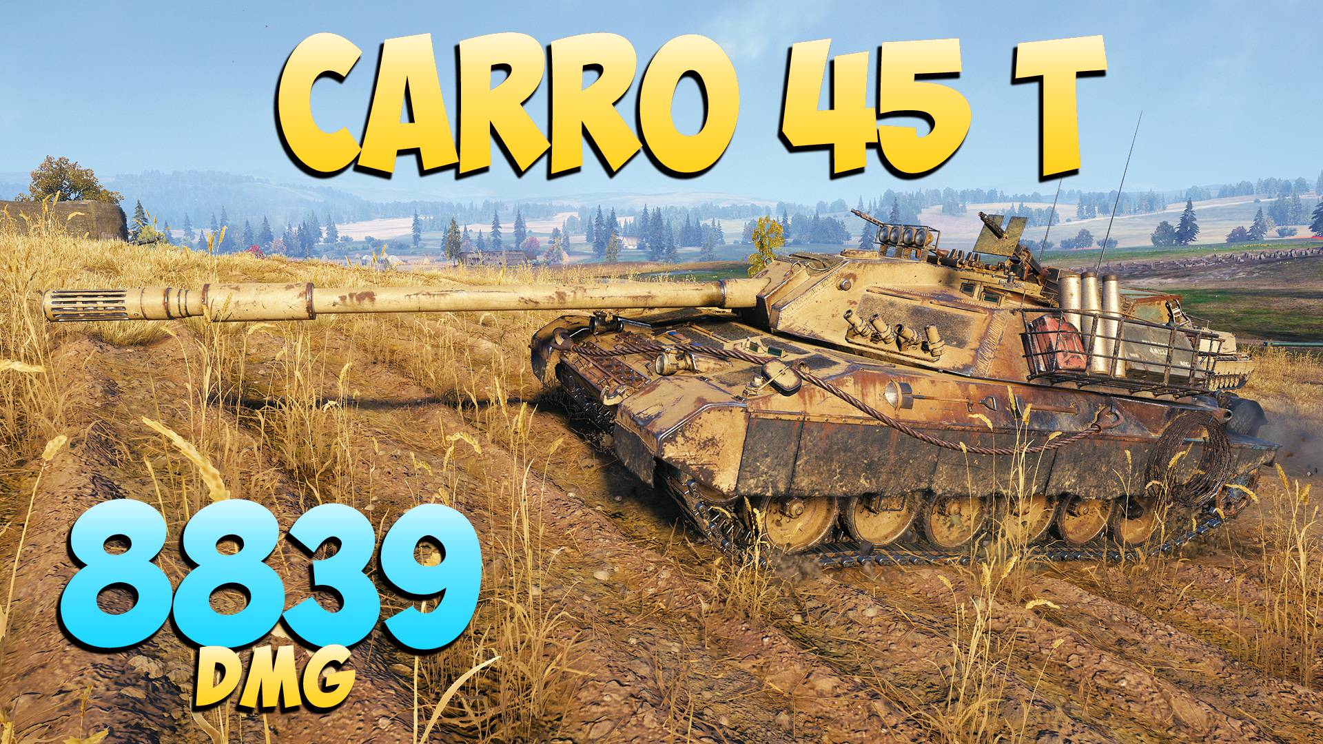 Carro 45 t - 10 Фрагов 8.8K Урона - Игривый мастер! - Мир Танков