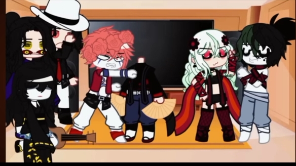 Реакция высших лун+Мудзан на Камадо Незуко /на английском\ смотреть онлайн