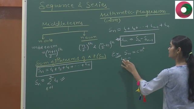 SEQUENCE AND SERIES - 01 |Arithmetic Prog | IIT JEE | Advanced/Main | Hindi Lecture by Renu Tayal