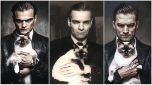 Кнорозов и кот. ControlNet Canny & Face Swap. ComfyUI