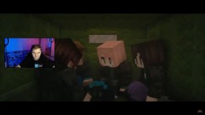 23 МИНУТЫ ДО КОНЦА СВЕТА - МОНСТР - Серия 17 (Minecraft сериал) MyNeosha | Реакция