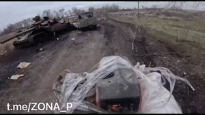 Дорога на Покровск, январь 2025 г. Атмосферное....