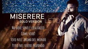 Miserere - Giuseppe Leto (Solo Version) Pop Lirico "Andrea Bocelli, Luciano Pavarotti & Zucchero