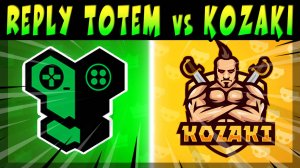 1/4 ФИНАЛ MATCHERINO CUP 800$ - REPLY TOTEM vs KOZAKI #brawlstars