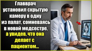 Главврач установил скрытую камеру в палату, сомневаясь в медсестре, а увидев, что она делает.