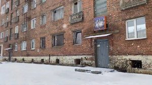 Норильск/Снегопад/Дети радуются.