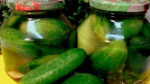 Огурцы солёные