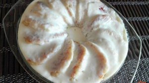 Ванильные сырники в сметанной заливке
