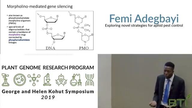 Femi Adegbayi - Exploring novel strategies for aphid pest control