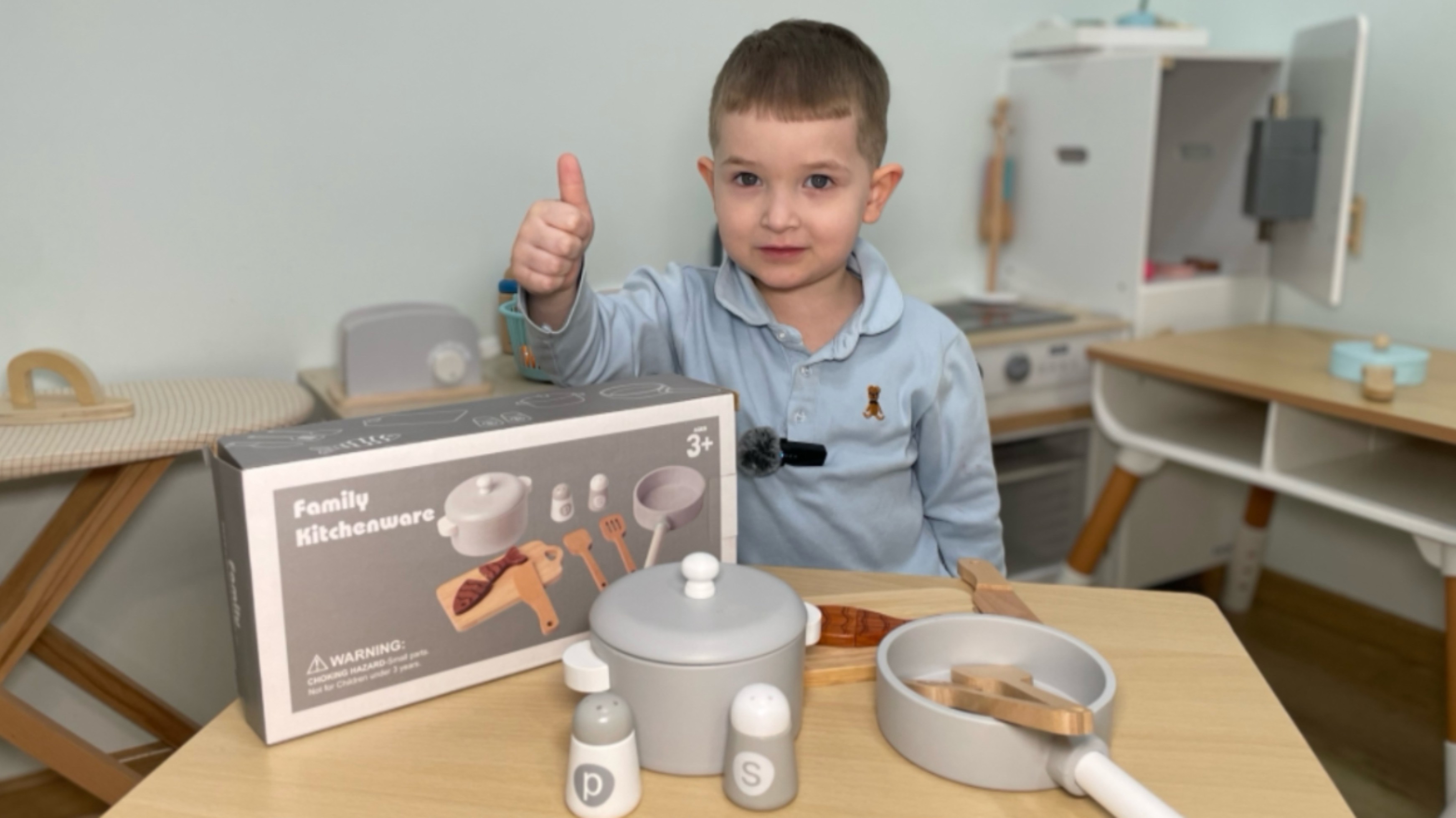 ИГРУШЕЧНЫЙ НАБОР ДЕРЕВЯННОЙ ПОСУДЫ. ДЕТСКИЙ МАГАЗИН ИГРУШЕК IQBABYCLUB. ЖК ЦАРСКАЯ ПЛОЩАДЬ