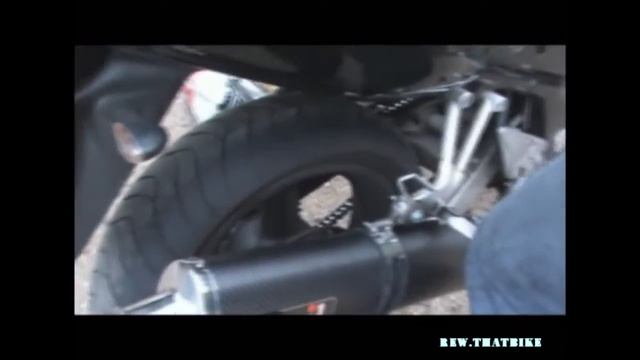 Suzuki Bandit 600 exhaust sound and fly by смотреть онлайн