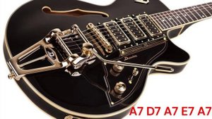 Texas Blues -High Energy Guitar Backing Track in   A