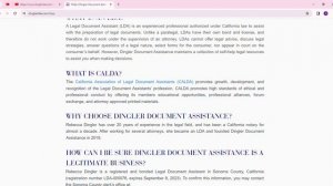 Dingler Document Assistance - Sonoma County LDA https://www.dinglerlda.com/