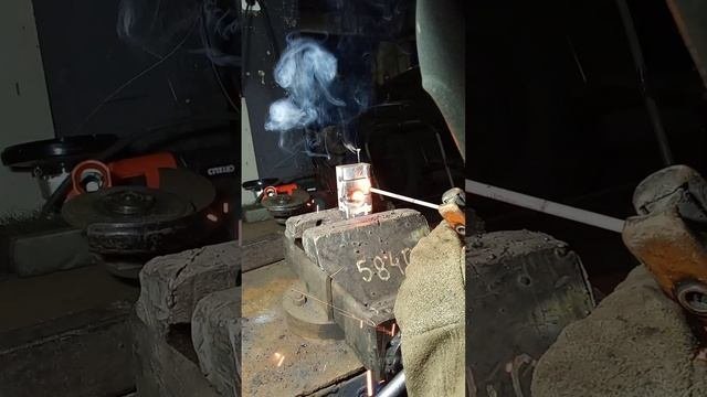 Сварка профильной трубы, горизонтальный шов