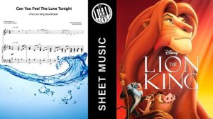 Elton John - Can You Feel the Love Tonight (OST Король Лев) | Ноты для Скрипки и Фортепиано