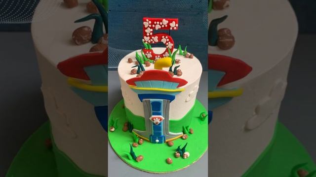 #Shorts 🐶 Paw Patrol Cake Decorating 🧁  Cake Designs Ideas  🧁 Photos Happy birthday cake смотреть онлайн