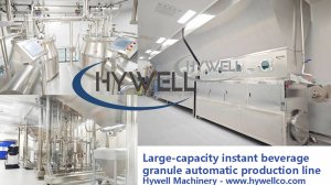 Large-capacity instant beverage granule automatic production line