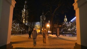 Новогодние вечера в Петербурге. Петропавловская крепость